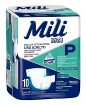 Kit c/ 4 Fraldas para adultos descartaveis Mili S.A.10 un