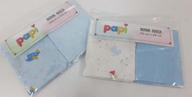 Kit C/ 4 Fronha 100% Algodão Papi Bebê Menino Enxoval 1090 Kit C/ 4 Fronha 100% Algodão Papi Bebê Menino Enxoval 1090