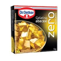 Kit c/ 4 Gelatina Abacaxi Zero Dr.oetker 12g Kit c/ 4 Gelatina Abacaxi Zero Dr.oetker 12g