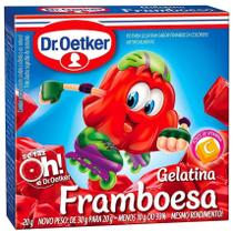 Kit c/ 4 Gelatina de Framboesa Dr.Oetker 20g