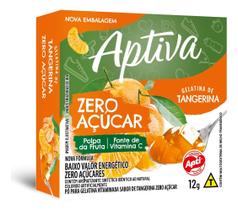 Kit c/ 4 Gelatina Tangerina Zero Acucar Mistura Po C Polpa