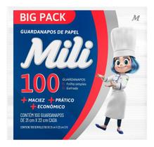 Kit c/ 4 Guardanapo Papel Mili Folha Simples c/100