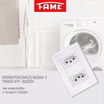 Kit c/ 4 Interruptor Simples E Tomada 2p+t 20a/250v - Sistema Externo
