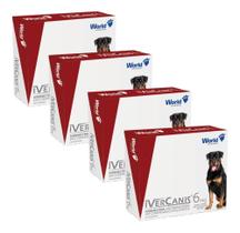 Kit C/4 Ivercanis 6mg 4cpr - World