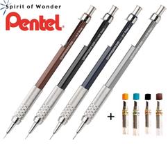 Kit C/ 4 Lapiseiras Pentel Graphgear 500 + 4 Tubos Grafites