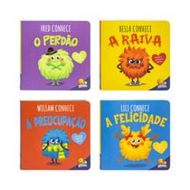 Kit C/ 4 Livros Conhecendo As Emoções Montessori Pedagógico - Todolivro - Todo Livro