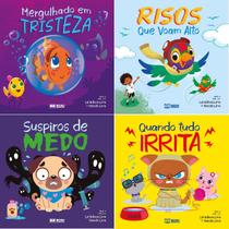 Kit C/ 4 Livros Descobrindo Os Meus Sentimentos: Medo, Tristeza, Raiva e Felicidade Kit C/ 4 Livros Descobrindo Os Meus Sentimentos: Medo, Tristeza, Raiva e Felicidade