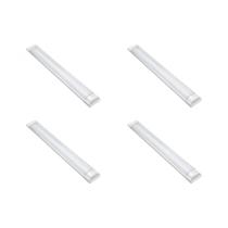 Kit C/4 - Luminaria Led Qualitronix Flat 40W. 6500K. Bivo...