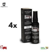 Kit C/ 4 Max Efetive Hair Tonico P/ Calvície Antiqueda 50ml