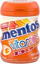 Kit c/ 4 MENTOS Goma De Mascar Sem Acucar Vitamins Citrus
