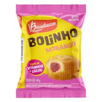 Kit c/ 4 Mini Bolo de Baunilha e Morango Bauducco 40g
