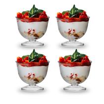 Kit C/4 Mini Tacinha Sobremesa Servir Festa 150Ml