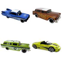 Kit c/4 Mini Veículos Die Cast Az+MiniVanVde+Laranj+ConvVde Kit c/4 Mini Veículos Die Cast Az+MiniVanVde+Laranj+ConvVde