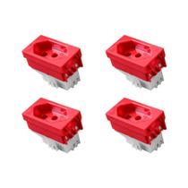 Kit C/4 - Modulo Ilumi Vivaz 1 Tomada 20A. Vermelha 75142 Kit C/4 - Modulo Ilumi Vivaz 1 Tomada 20A. Vermelha 75142