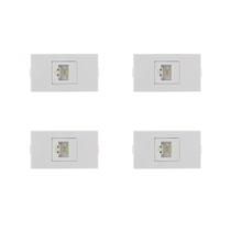Kit C/4 - Modulo Peesa Alfa 1416 Tomada Tel Rj11 Jack Kit C/4 - Modulo Peesa Alfa 1416 Tomada Tel Rj11 Jack