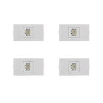 Kit C/4 - Modulo Peesa Alfa 1422 Tomada P/Infor Rj45