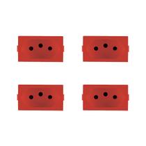 Kit C/4 - Modulo Peesa Alfa 1445V Tomada 20A Vermelho Kit C/4 - Modulo Peesa Alfa 1445V Tomada 20A Vermelho