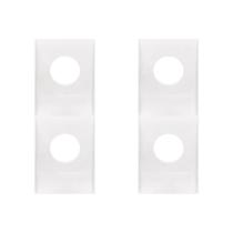 Kit C/4 - Modulo Pial Pop 1Furo Lg20F Branco