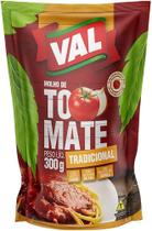 Kit c/ 4 Molho De Tomate Val Tradicional Sache 300g
