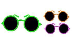 Kit C/ 4 Óculos Temático Jonh Lennon Hippie Festas Anos 60 Kit C/ 4 Óculos Temático Jonh Lennon Hippie Festas Anos 60