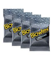Kit C/ 4 Pacotes Preservativos Blowtex Lubrificado C/ 3 Uni Cada