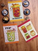 Kit c/ 4 Pano De Copa Felpudo Teka Fiori Sortido Kit c/ 4 Pano De Copa Felpudo Teka Fiori Sortido