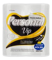 Kit c/ 4 Papel Higienico Personal Vip Neutro Folha Dupla
