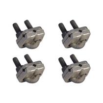 Kit C/4 - Para-Raio Conector Cabo/Haste Com Grampo Em ''U'' Kit C/4 - Para-Raio Conector Cabo/Haste Com Grampo Em ''U''