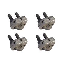 Kit C/4 - Para-Raio Conector Cabo/Haste Com Grampo Em ''U'' Kit C/4 - Para-Raio Conector Cabo/Haste Com Grampo Em ''U''