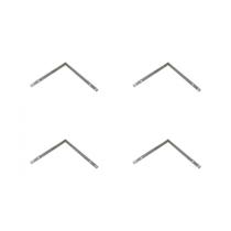 Kit C/4 - Para-Raio Emenda Fita Aluminio''Descida''7/8X1/...