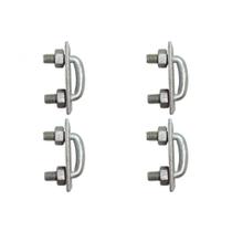 Kit C/4 - Para-Raio Grampo Para Emenda De Fita Aluminio D... Kit C/4 - Para-Raio Grampo Para Emenda De Fita Aluminio D...