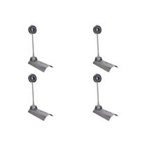 Kit C/4 - Para-Raio Isolador Simples Com Calha Para Telha Kit C/4 - Para-Raio Isolador Simples Com Calha Para Telha