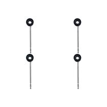 Kit C/4 - Para-Raio Isolador Simples Com Grapa Para Chumbar Kit C/4 - Para-Raio Isolador Simples Com Grapa Para Chumbar