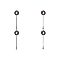 Kit C/4 - Para-Raio Isolador Simples Com Rosca Mecanica ...