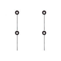 Kit C/4 - Para-Raio Isolador Simples Com Rosca Soberba+Bu... Kit C/4 - Para-Raio Isolador Simples Com Rosca Soberba+Bu...