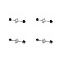 Kit C/4 - Para-Raio Isolador Simples Para Mastro 2''2Desc... Kit C/4 - Para-Raio Isolador Simples Para Mastro 2''2Desc...