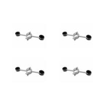 Kit C/4 - Para-Raio Isolador Simples Para Mastro 2''2Desc... Kit C/4 - Para-Raio Isolador Simples Para Mastro 2''2Desc...