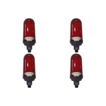 Kit C/4 - Para-Raio Sinalizador Topo Simples Com Fotocelula Kit C/4 - Para-Raio Sinalizador Topo Simples Com Fotocelula