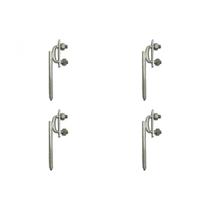 Kit C/4 - Para-Raio Suporte Para Fita Aluminio Vertical R... Kit C/4 - Para-Raio Suporte Para Fita Aluminio Vertical R...