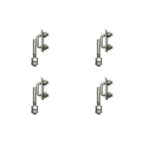 Kit C/4 - Para-Raio Suporte Para Fita Aluminio Vertical R... Kit C/4 - Para-Raio Suporte Para Fita Aluminio Vertical R...