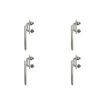 Kit C/4 - Para-Raio Suporte Para Fita Aluminio Vertical R... Kit C/4 - Para-Raio Suporte Para Fita Aluminio Vertical R...