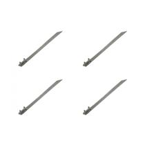 Kit C/4 - Para-Raio Terminal Aereo Aluminio Grampo 7/8X1/...