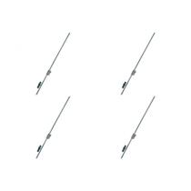 Kit C/4 - Para-Raio Terminal Aereo Com Rosca Soberba+Bucha Kit C/4 - Para-Raio Terminal Aereo Com Rosca Soberba+Bucha