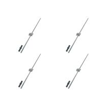 Kit C/4 - Para-Raio Terminal Aereo Com Rosca Soberba+Gram...