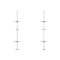 Kit C/4 - Para-Raio Terminal Aereo Fixacao Horizontal Dr-009
