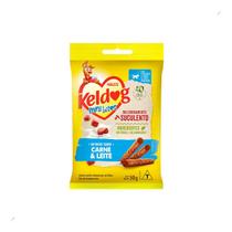 Kit c/ 4 Petisco Keldog Filhotes Mini Bites Carne E Leite