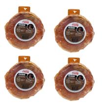 Kit C/4 Petisco Mastig Frisbee Para Cães Natural Kit C/4 Petisco Mastig Frisbee Para Cães Natural