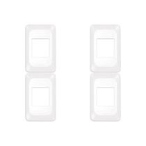 Kit C/4 - Pial Placa Pop 4X2 2 Mod. Lgp22