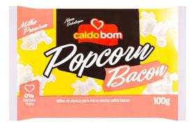 Kit c/ 4 Pipoca para Micro-Ondas Bacon Caldo Bom 100g
