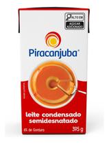 Kit c/ 4 Piracanjuba Semidesnatado de 395g leite condensado